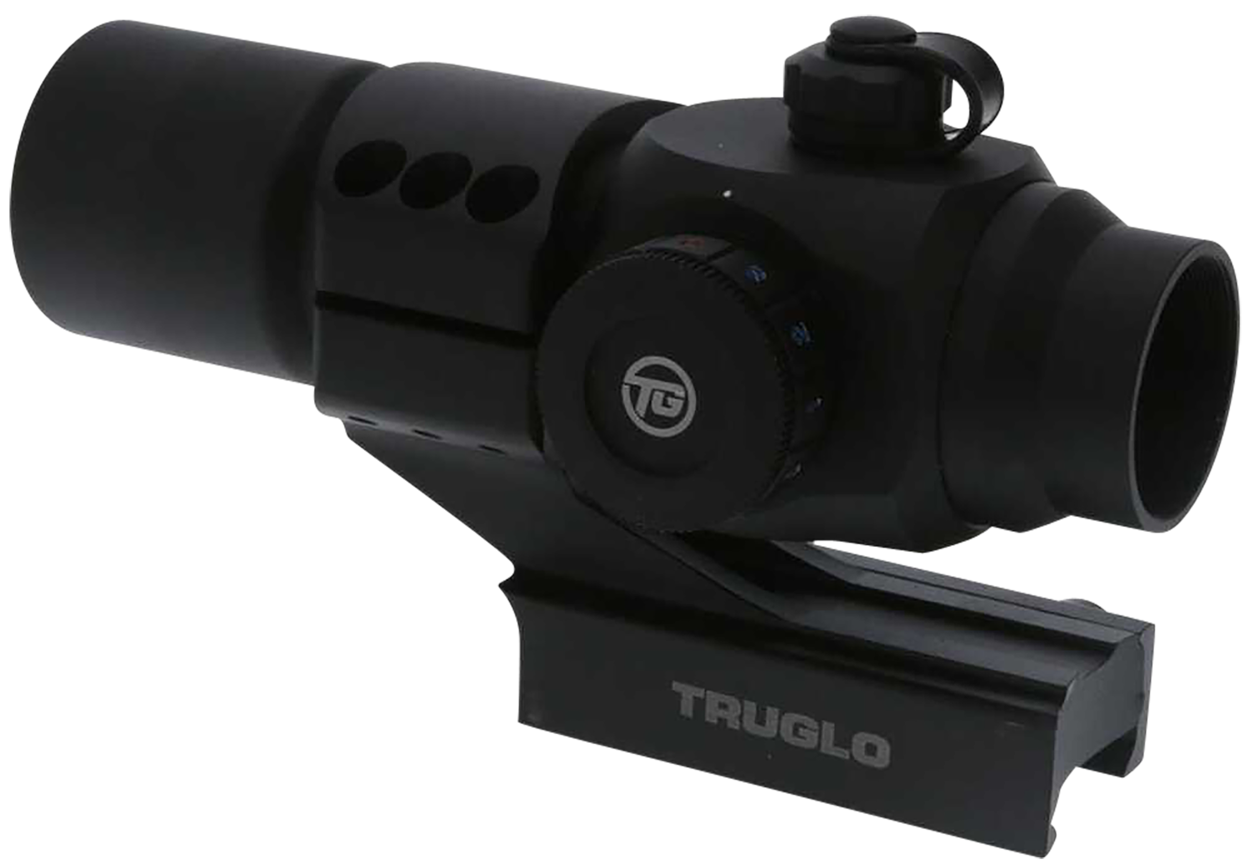 TruGlo TG-TG8230RB Triton Black Anodized 1x 30mm 3 MOA Illuminated