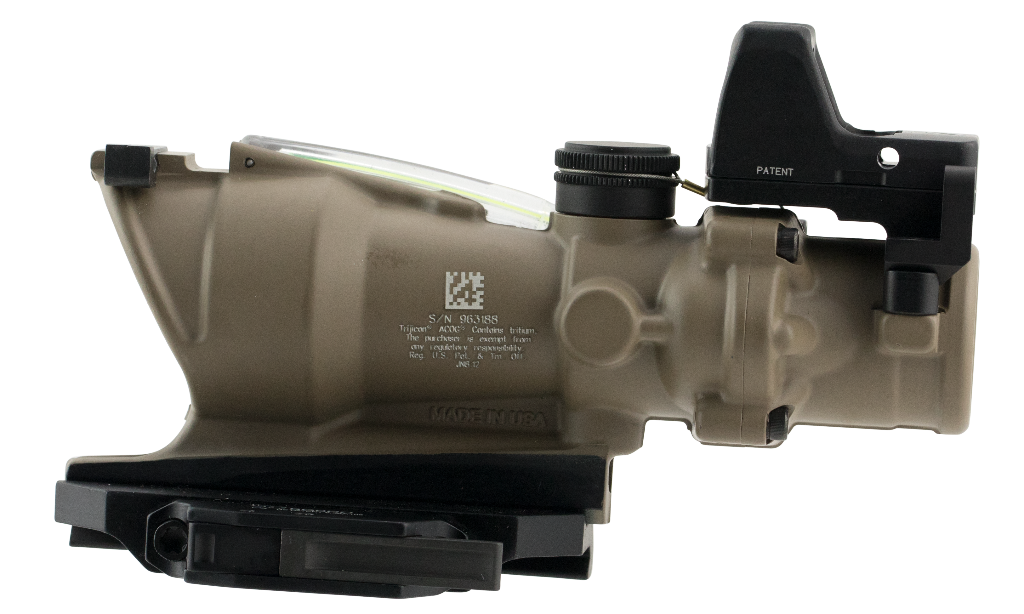 Trijicon 100554 ACOG ECOS Combo Flat Dark Earth 4x32mm Illuminated