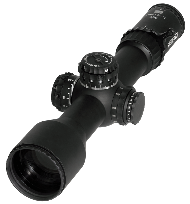 みみ★2点 Steiner 5116 T6Xi Black 2.5-15x 50mm 34mm Tube Illuminated SCR Mil