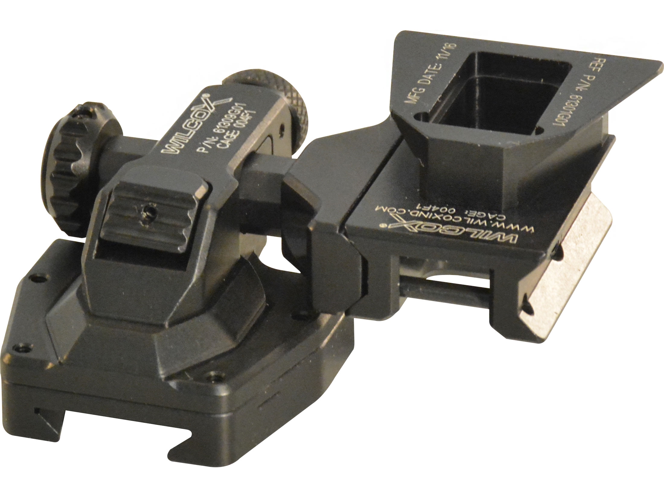 Trijicon Wilcox Helmet Bridge Mount for IR Patrol Black