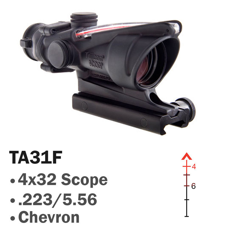 4x32 acog ta31 type scope red Chevron