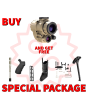 AGM F14-3APW Fusion Tactical Monocular, Thermal 640x512 (50 Hz) Channel Fused with MIL-SPEC Elbit or L3 Gen 3 FOM 2000+, P45-White Phosphor IIT. Made in USA.  Package