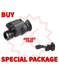 NVG PVS-14 3rd Gen Manual Gain-Elbit White Phosphor-72+lp/mm (W/Tube Date Sheet) - Minimum FOM 2400, SNR 31+ Special Package