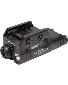 SureFire XC2A XC2-A Weapon Light w/Laser 300 Lumens/5mW Output White LED Light Red Laser >50 Meters Beam Rail Mount Black Anodized Aluminum