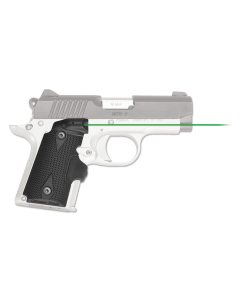 Crimson Trace LG409G Lasergrips  5mW Green Laser with 532nM Wavelength & Black Finish for 9mm Luger Kimber Micro