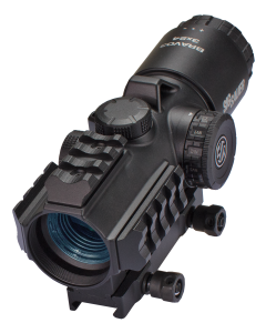 Sig Sauer Electro-Optics SOB33102 Bravo3 Battle Sight Black 3x24mm Illuminated Red Horseshoe Dot 300 BO Reticle