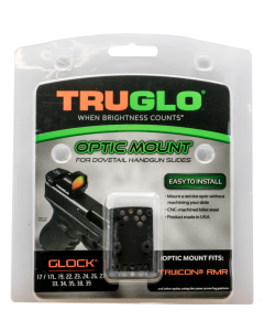 TruGlo TG-8950G2 Adapter Mount  For Handgun Fits Glock MOS 17/19/22-24/26/27/33-35/38/39 Adapter Mount Black Black Fortress