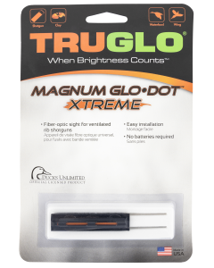 Truglo TG912XA Glo-Dot Xtreme Shotgun w/Vent Rib Orange Fiber Optic Black