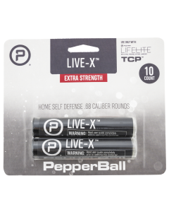 PepperBall 104-81-0354 Live-X Pepperballs Pava .09 oz 10 Per Pkg