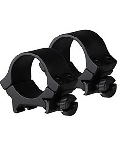 TruGlo TG-TG8961B1 Scope Ring Set Lightweight Quad Picatinny/Weaver Medium 1" Tube Matte Black Aluminum