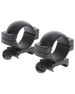 TruGlo TG-TG8960B1 Scope Ring Set Lightweight Picatinny/Weaver Medium 1" Tube Matte Black Aluminum