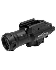 SureFire X400VHBIRC X400VH MasterFire w/Laser 350 Lumens Output White LED Light White Laser 225 Meters Beam Universal/Picatinny Rails Mount Black Anodized Black Aluminum