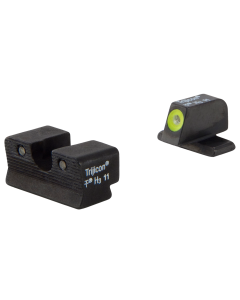 Trijicon 600751 HD Night Sight Set 3-Dot Tritium Green with Yellow Outline Front, Green with Black Outline Rear Black Frame for Springfield XD-S, XD-E