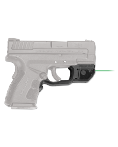 Crimson Trace LG496G Laserguard  5mW Green Laser with 532nM Wavelength & 50 ft Range Black Finish for Springfield XD Mod.2