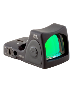 Trijicon 700672 RMR Type 2 Matte Black 1x 3.25 MOA Illuminated Red LED Dot Reticle