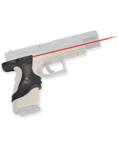 Crimson Trace LG446 Lasergrips  5mW Red Laser with 633nM Wavelength & Black Finish for 9mm Luger, 40 S&W, 357 Sig & 45 GAP Springfield XD