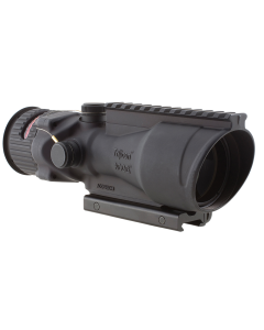 Trijicon 100006 ACOG  Black Hardcoat Anodized 6x 48mm Illuminated Red Chevron 50 BMG Reticle