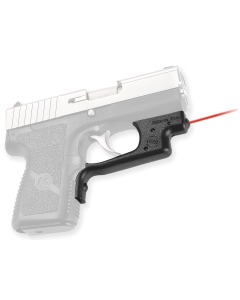 Crimson Trace LG437 Laserguard  5mW Red Laser with 633nM Wavelength & 50 ft Range Black Finish for 9mm Luger & 40 S&W Kahr CW, PW