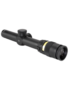 Trijicon 200052 AccuPoint  Black Hardcoat Anodized 1-4x 24mm 30mm Tube Illuminated Amber Triangle Post Reticle