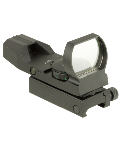 TruGlo TG-8370B Open Dot Sight  Black Anodized 1x 34mm 5 MOA Dual (Red/Green) Illuminated Dot Reticle