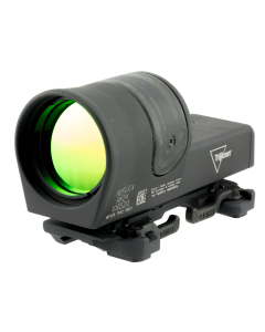 Trijicon 800047 Reflex  Matte Black 1x42mm 4.5 MOA Dual Optic Illuminated Amber Dot Reticle