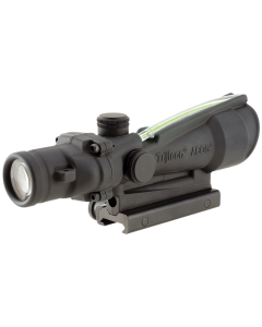 Trijicon 100156 ACOG  Black Hardcoat Anodized 3.5x35mm Illuminated Green Horseshoe .223/5.56 BDC Reticle