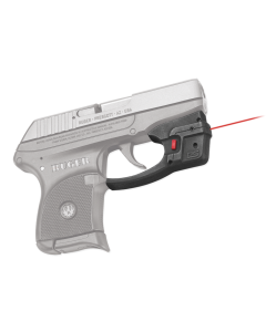 Crimson Trace DS122 Defender Accu-Guard 5mW Red Laser with 633nM Wavelength & Black Finish for Ruger LCP (Except LCP II Variant)