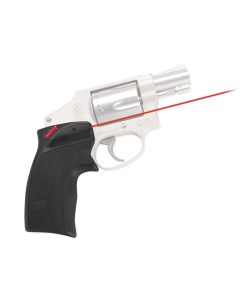 Crimson Trace DS124 Defender Accu-Guard 5mW Red Laser with 633nM Wavelength & Black Finish for Taurus Small Frame Revolver & Round Butt S&W J Frame