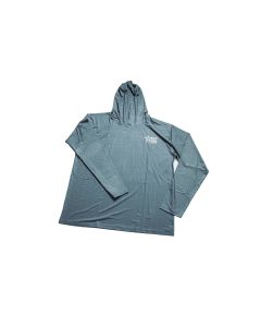 AGM Sun Shirt Hoodie Grey&white