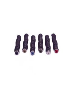 Armaspec Guide Rod for Glock® Fluted Black Gen 1-3 Compact 18lb spring, Red