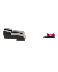 Trijicon 601065 Fiber Sight Set  Interchangeable Fiber Optic Green & Red Front, Black Rear Black Frame for CZ P-10, P-10C