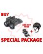 Night Vision Guys  NVG-40 Dual Tube Night Vision Goggle/Binocular with FOM Min 2000 White Phosphor ELBIT TUBES Gen 3+ Auto-Gated Package