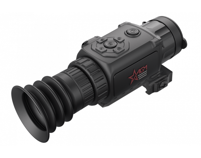Black 50 Hz AGM Global Vision Thermal Scope Rattler TS25-256 Thermal Imaging Rifle Scope 256x192 25 mm Lens 