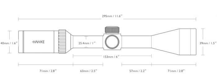 Hawke Optics Vantage 4x32 Scope 30/30 Duplex 14100 for sale online 