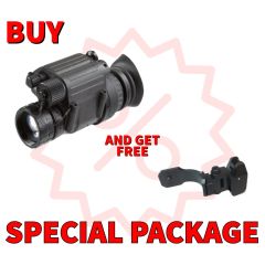 NVG PVS-14 3rd Gen Manual Gain-Elbit White Phosphor-64-81lp/mm (W/Tube Date Sheet) - Minimum FOM 1800, SNR 28+ Special Package