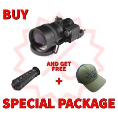AGM Comanche-22 NW1 Medium Range Night Vision Clip-On System with Gen 2+ "Level 1", P45-White Phosphor IIT Package