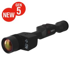ATN Thor 5 LRF 4-32x, 640x480 12 micron, Smart HD Thermal Rifle Scope w/ Gen 5 Sensor, Video Rec, Built In LRF, Ballistic Calculator, RAV