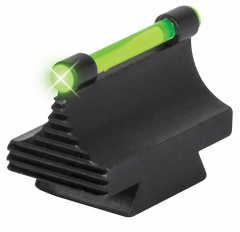 TruGlo TG-TG95530RG 3/8" Dovetail Front Sight .530" Green Ramp Black for Rifle