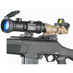 D-950PW B&W Elite NV Clip-On Attachment, White Phosphor Photonis ECHO Auto-gated, with Manual Gain, HD Optics