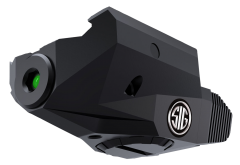 Sig Sauer Electro-Optics SOL11002 Lima1 Laser 5mW Green Laser with 515nM Wavelength & Black Finish for Picatinny or Sig Proprietary Rail Equipped Pistols