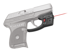 Crimson Trace DS122 Defender Accu-Guard 5mW Red Laser with 633nM Wavelength & Black Finish for Ruger LCP (Except LCP II Variant)