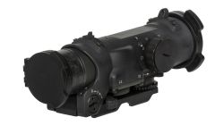 Elcan Specter DR 4x/1x, 5.56 Reticle, Adjust A.R.M.S. Levers Installed, with Flip Covers & ARD, Black