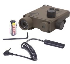 Firefield Charge XLT Flashlight and Green Laser Sight- Dark Earth