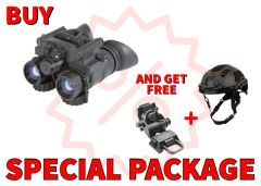 Night Vision Guys NVG-40 Dual Night Vision Goggle/Binocular Gen 3+ Green Phosphor Elbit Tube Auto-Gated Package