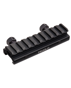 TruGlo TG-8970B Riser Mount  Black Hardcoat Anodized Any w/Rail AR-Platform .500" Mount Height Picatinny Rail