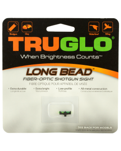 Truglo TG947CGM Long Bead  Metal Beretta/Benelli/Stoeger 2000, P-350 Pump Fiber Optic Green 2.6mm