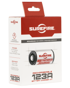 Surefire SFLFP123KIT AC/DC Wall Charger Kit  CR123A