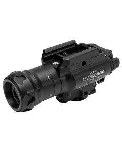 SureFire X400VHBIRC X400VH MasterFire w/Laser 350 Lumens Output White LED Light White Laser 225 Meters Beam Universal/Picatinny Rails Mount Black Anodized Black Aluminum