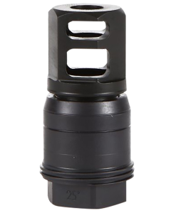 Sig Sauer SL55612X2825DEGM Clutch-Lok QD Muzzle Brake Black Stainless Steel with 1/2" 28 tpi Threads for 5.56mm 25 Degree Taper
