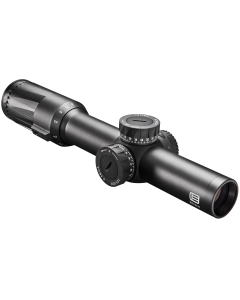 Eotech VDU16FFSR1G Vudu FFP Black Hardcoat Anodized 1-6x 24mm 30mm Tube Illuminated Green SR1-MRAD Reticle Features Throw Lever